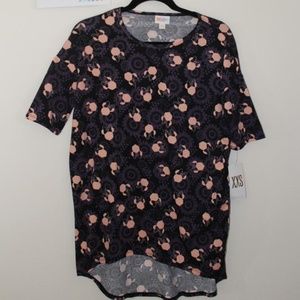 LuLaRoe Disney Irma tunic, XXS,mickey minnie mouse